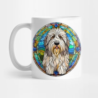 Stained Glass Polish Lowland Sheepdog Mug